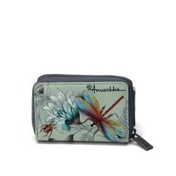 Wallets*Anuschka , Credit and Business Card Holder Wonderous Wings