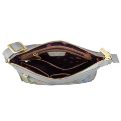 Handbags*Anuschka , Expandable Travel Crossbody Desert Garden