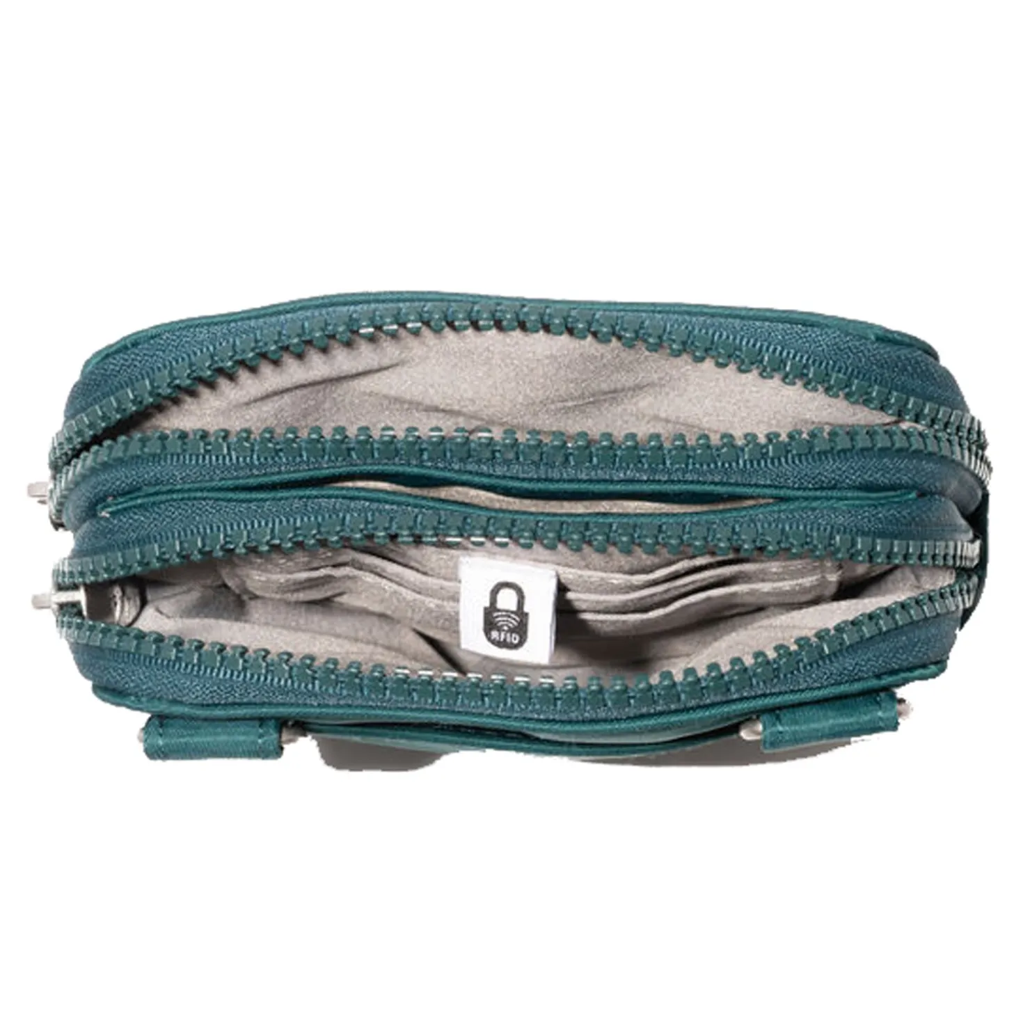 Handbags*Baggallini Inc Baggallini, Modern Take Two RFID Crossbody Emerald