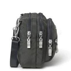 Handbags*Baggallini Inc Baggallini, Triple Zip Bagg Charcoal