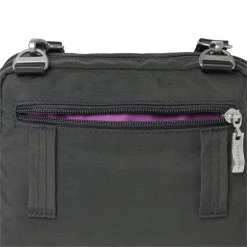 Handbags*Baggallini Inc Baggallini, Triple Zip Bagg Charcoal