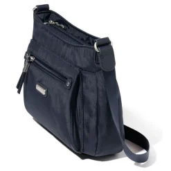 Handbags*Baggallini Inc Baggallini, Uptown Bagg with RFID Phone Wristlet French Navy