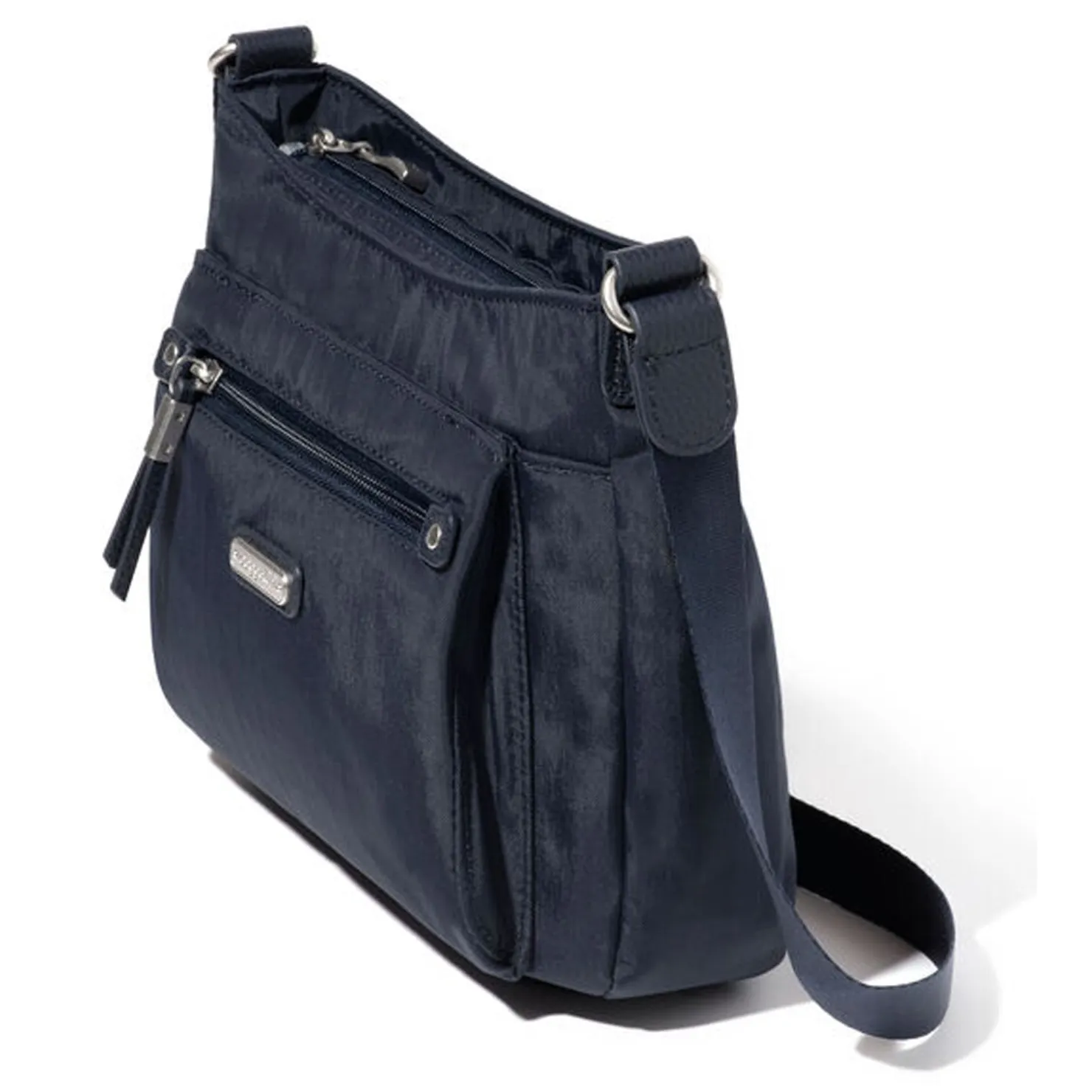 Handbags*Baggallini Inc Baggallini, Uptown Bagg with RFID Phone Wristlet French Navy