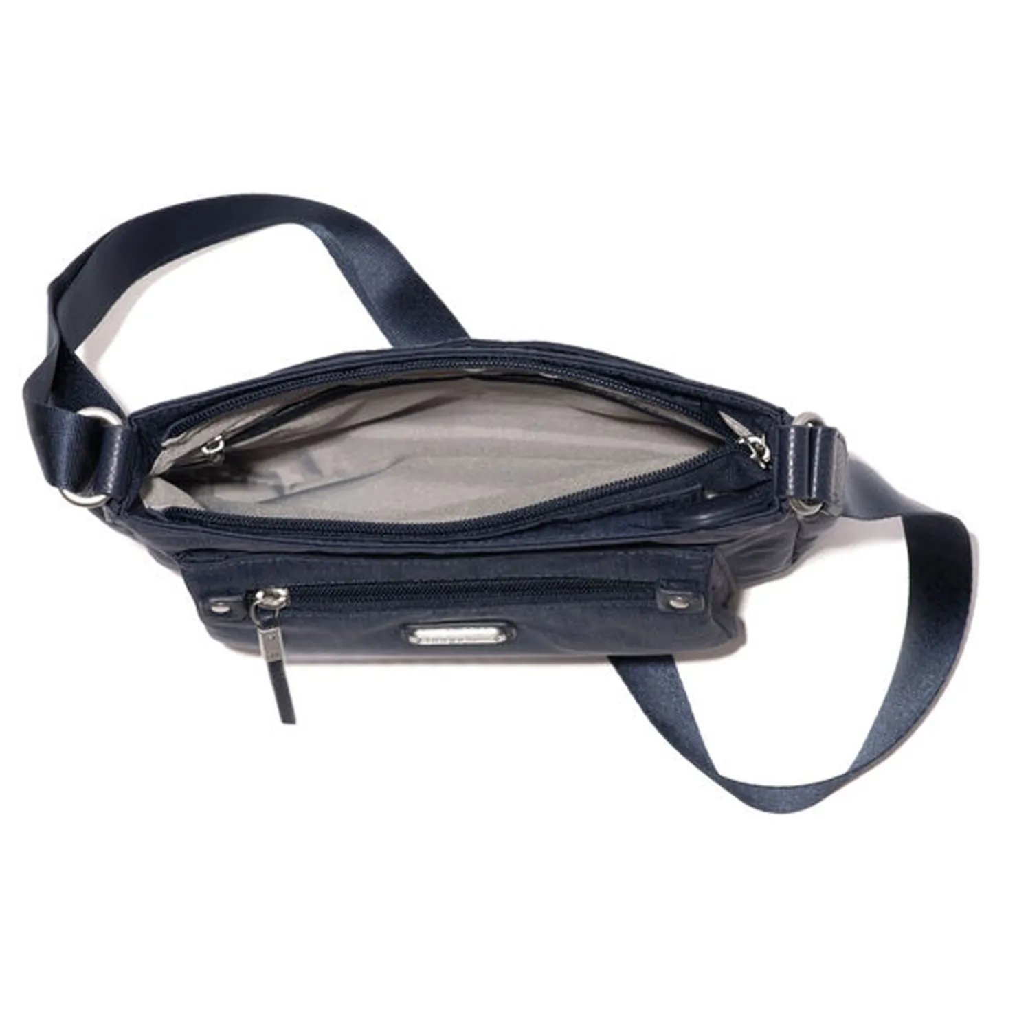 Handbags*Baggallini Inc Baggallini, Uptown Bagg with RFID Phone Wristlet French Navy