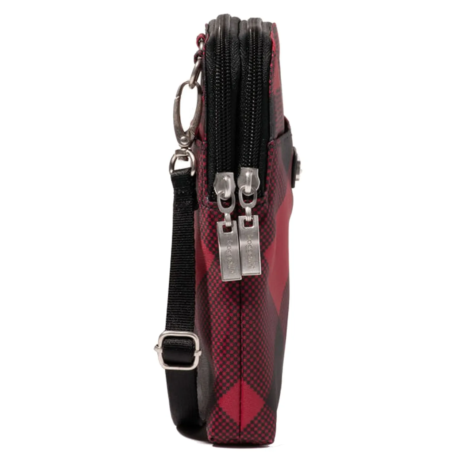 Handbags*Baggallini Inc Baggilini, Take Two Rfid Bryant Crossbody Red Buffalo Plaid