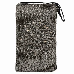 Handbags*Bamboo Trading Company , Club Bag - Night Bloom Pewter