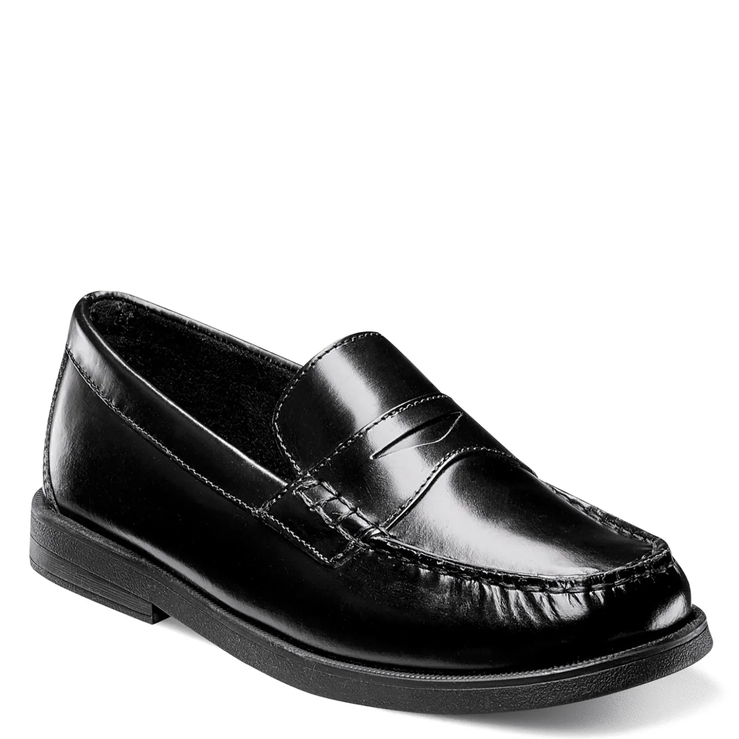 Big Kid (3.5-7)*Florsheim Boy's , Croquet Penny Loafer JR - Little Kid & Big Kid Black