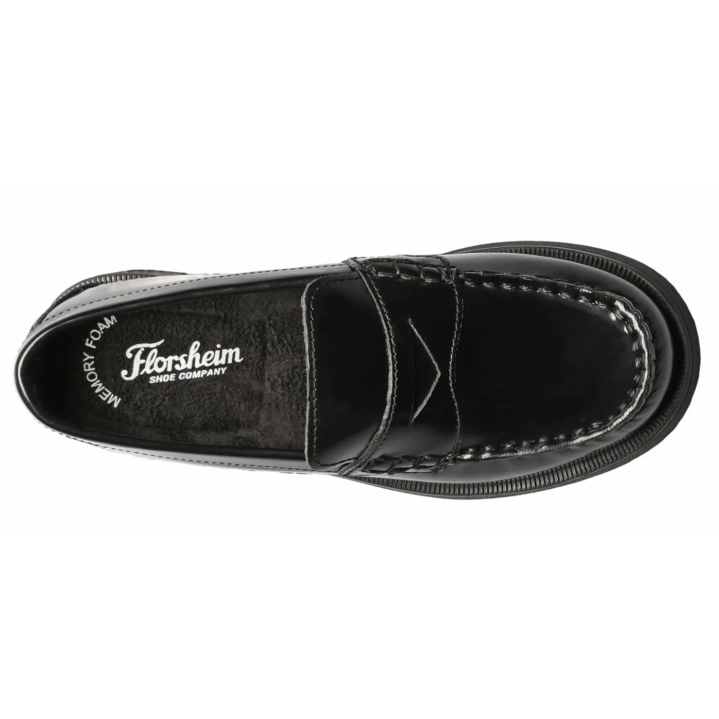 Big Kid (3.5-7)*Florsheim Boy's , Croquet Penny Loafer JR - Little Kid & Big Kid Black