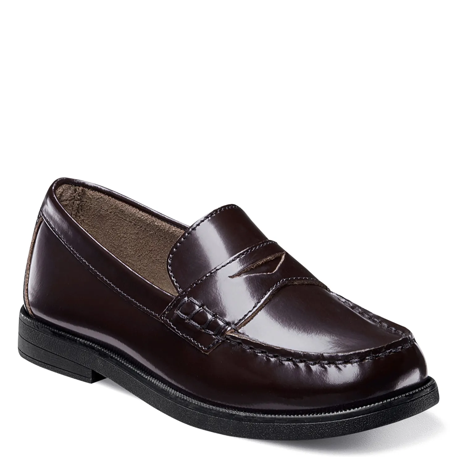 Big Kid (3.5-7)*Florsheim Boy's , Croquet Penny Loafer JR - Little Kid & Big Kid Burgundy