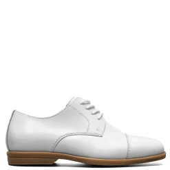 Big Kid (3.5-7)*Florsheim Boy's , Reveal Cap Toe Oxford JR - Little Kid & Big Kid White