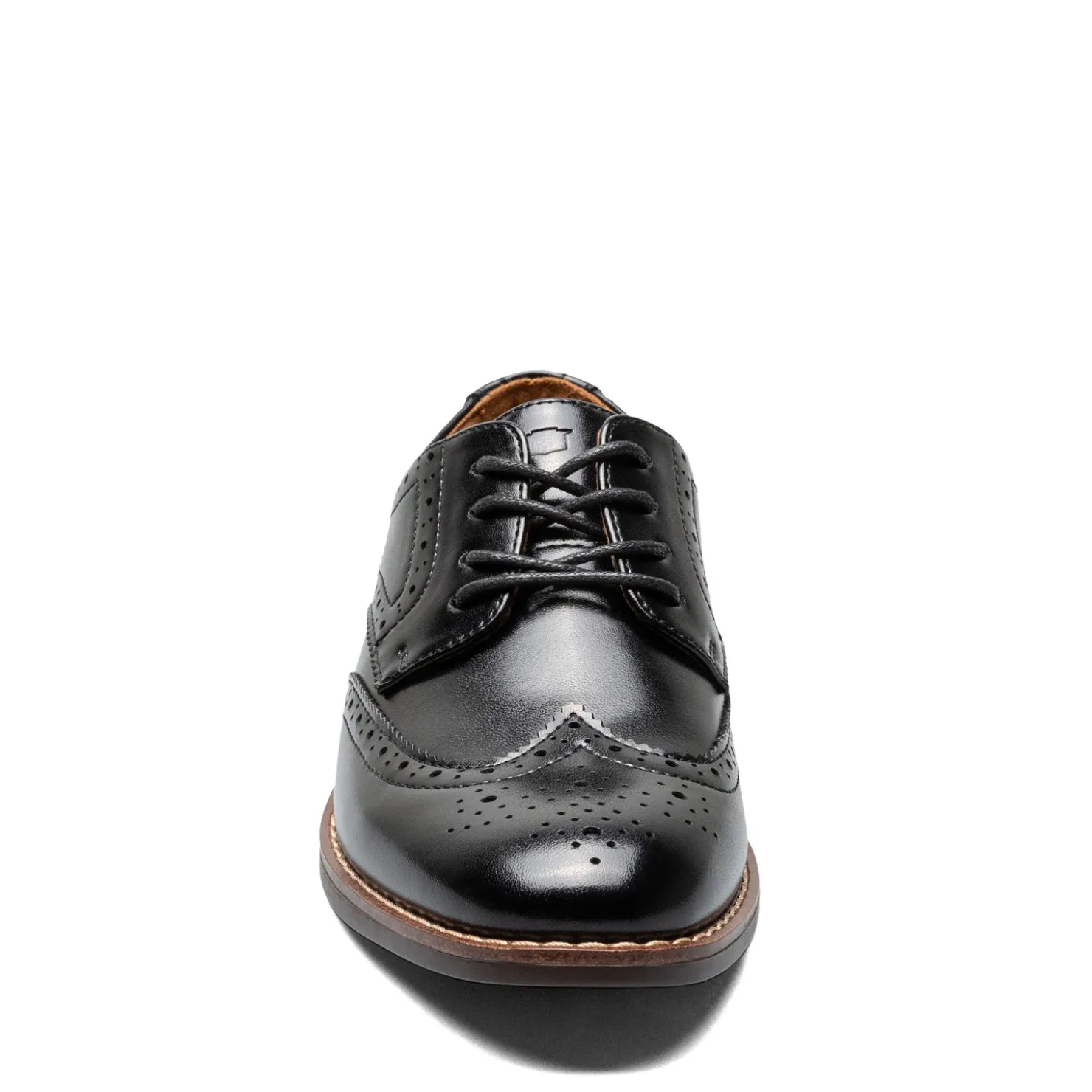 Big Kid (3.5-7)*Florsheim Boy's , Rucci JR Wingtip Oxford - Little Kid & Big Kid Black