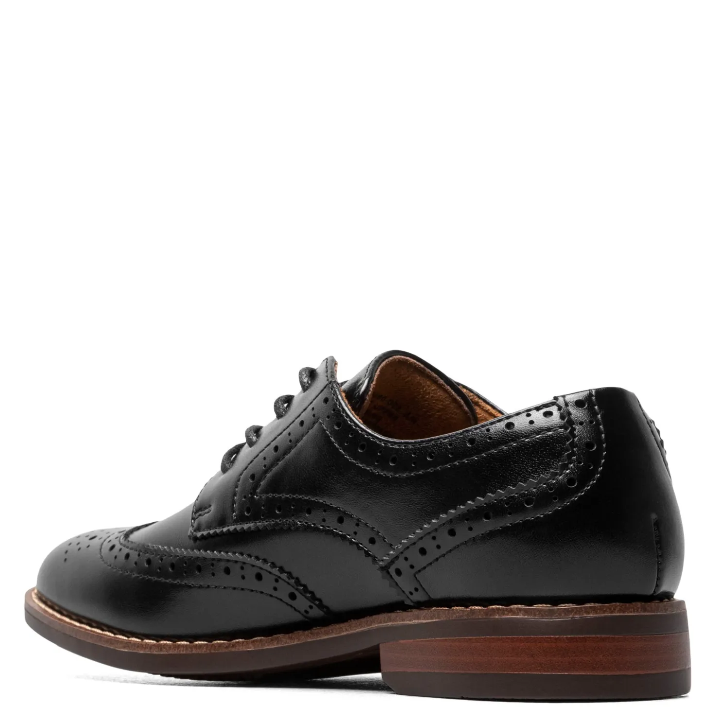 Big Kid (3.5-7)*Florsheim Boy's , Rucci JR Wingtip Oxford - Little Kid & Big Kid Black