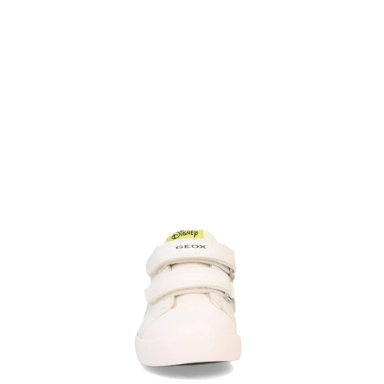 Sneakers & Athletic*Geox USA Inc Boy's Geox, DISNEY Kilwi Mickey Sneaker - Toddler White/Fluo Yellow