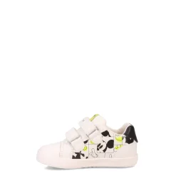 Sneakers & Athletic*Geox USA Inc Boy's Geox, DISNEY Kilwi Mickey Sneaker - Toddler White/Fluo Yellow