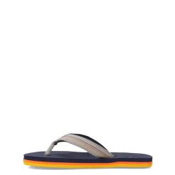 Sandals*Hari Mari Boy's , Brazos Sandal - Little Kid & Big Kid Grey Navy