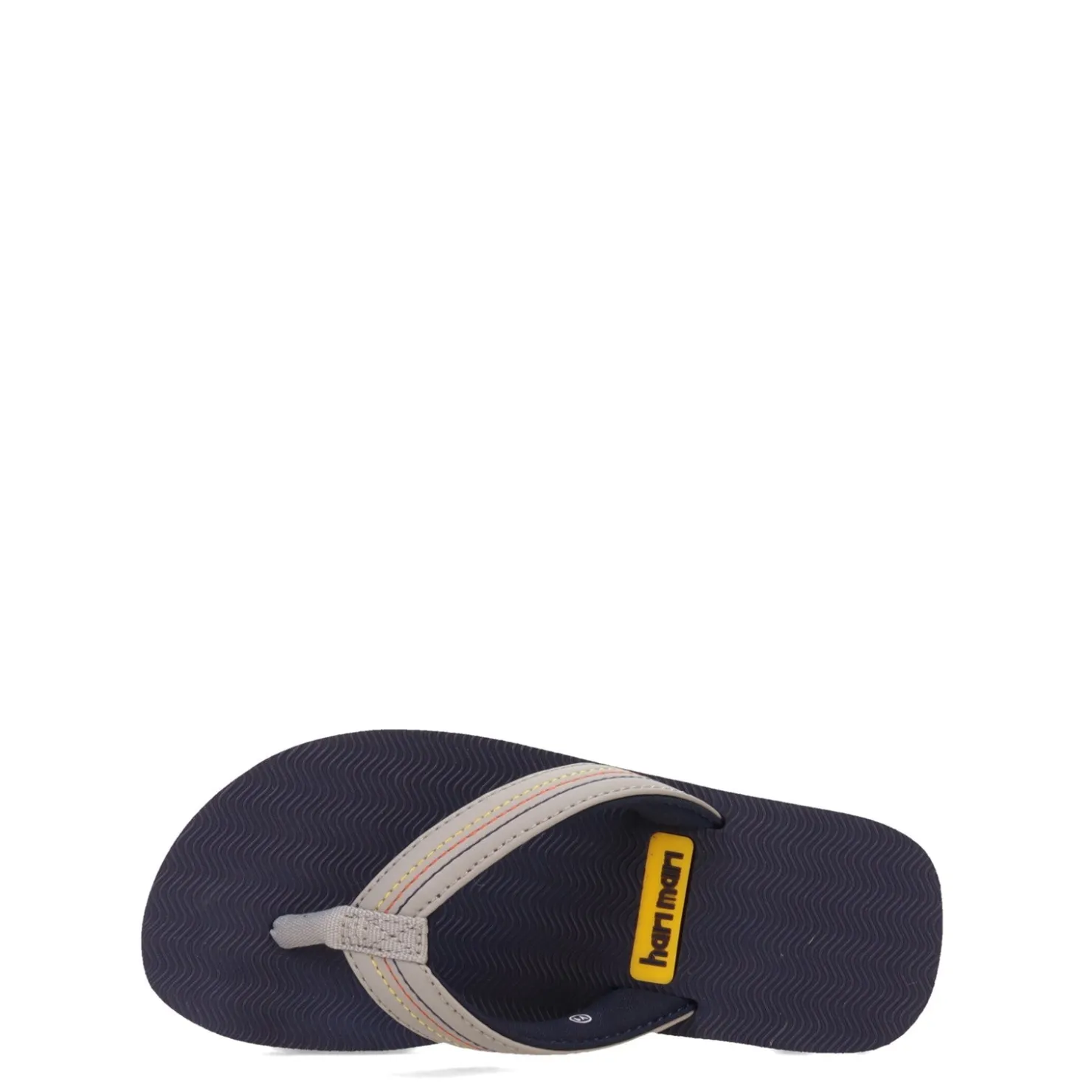 Sandals*Hari Mari Boy's , Brazos Sandal - Little Kid & Big Kid Grey Navy