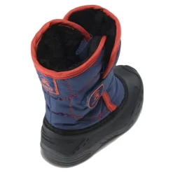 Boots*Kamik Boy's , Snowbug Snow Boot - Toddler & Little Kid Navy/Orange