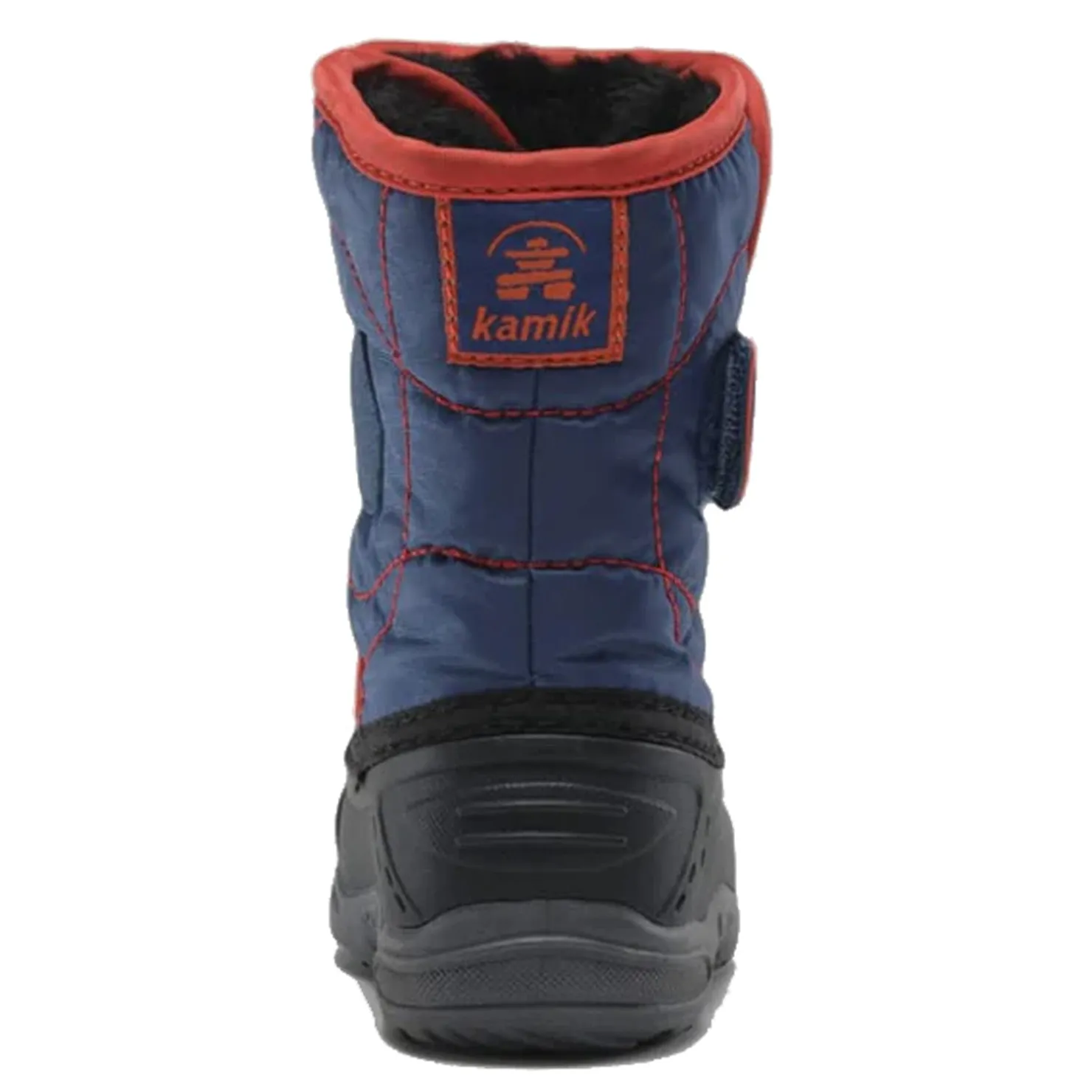 Boots*Kamik Boy's , Snowbug Snow Boot - Toddler & Little Kid Navy/Orange