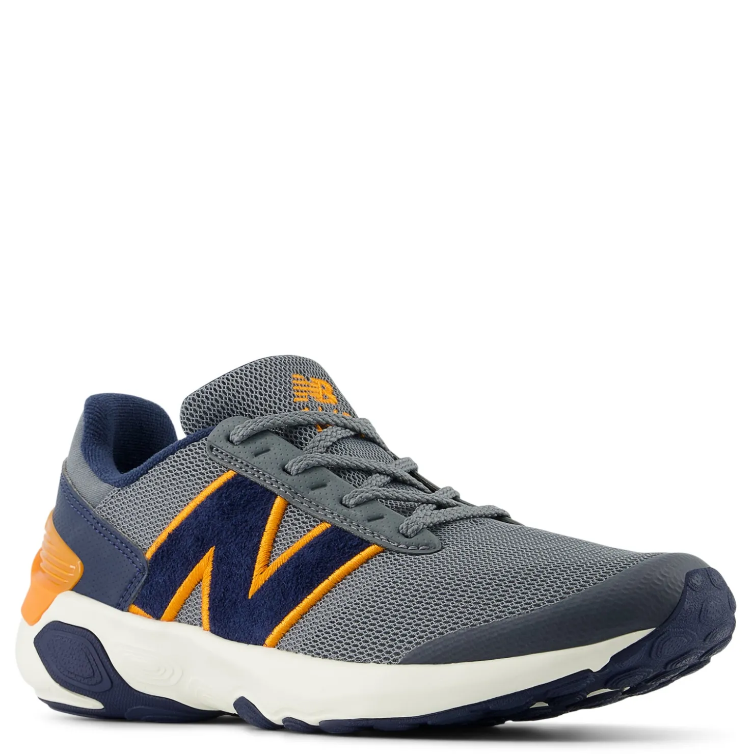 Big Kid (3.5-7)*New Balance Boy's , 1440 v1 Sneaker - Big Kid Titanium/Nb Navy/Sun Glow