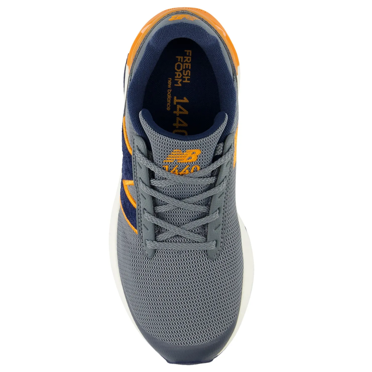 Big Kid (3.5-7)*New Balance Boy's , 1440 v1 Sneaker - Big Kid Titanium/Nb Navy/Sun Glow