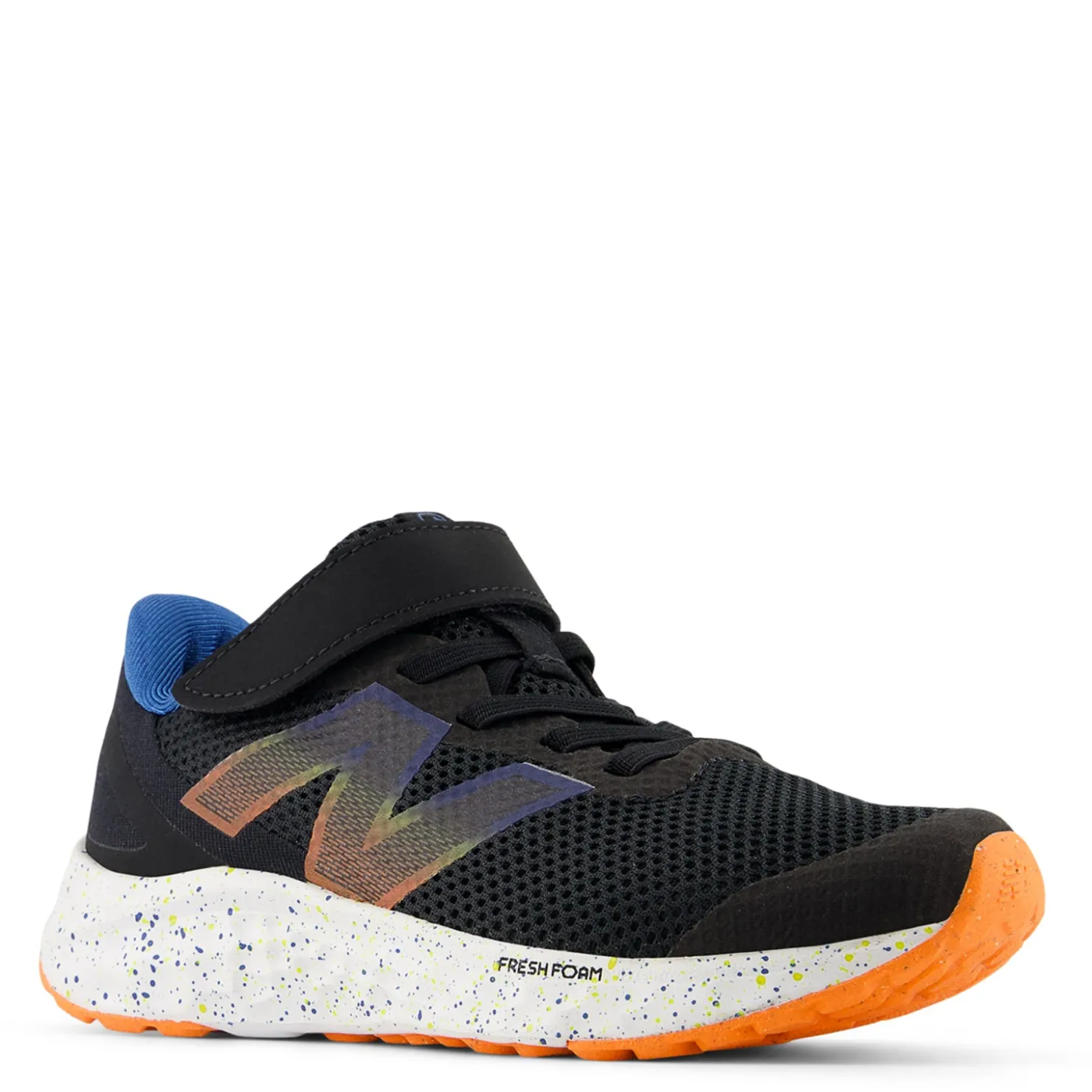 Little Kid (10.5-3)*New Balance Boy's , Arishi Fresh Foam v4 Sneaker - Little Kid Black/Blue Agate