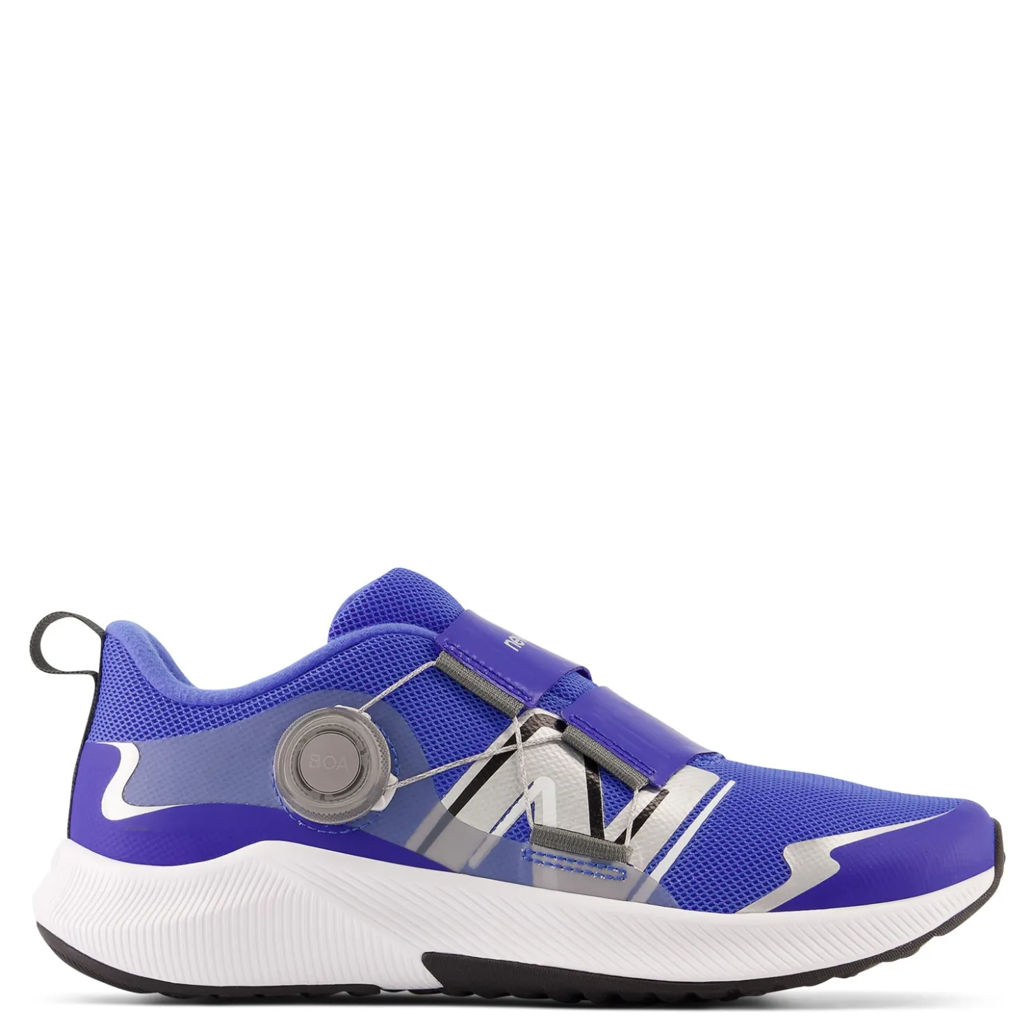 Big Kid (3.5-7)*New Balance Boy's , Fuel Core Reveal v4 Sneaker - Big Kid Blue/Bright Lapis/Silver Metallic