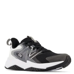 Little Kid (10.5-3)*New Balance Boy's , Rave Run v2 Sneaker - Little Kid Black White