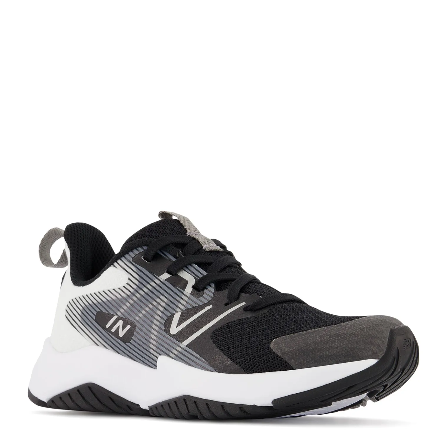 Little Kid (10.5-3)*New Balance Boy's , Rave Run v2 Sneaker - Little Kid Black White