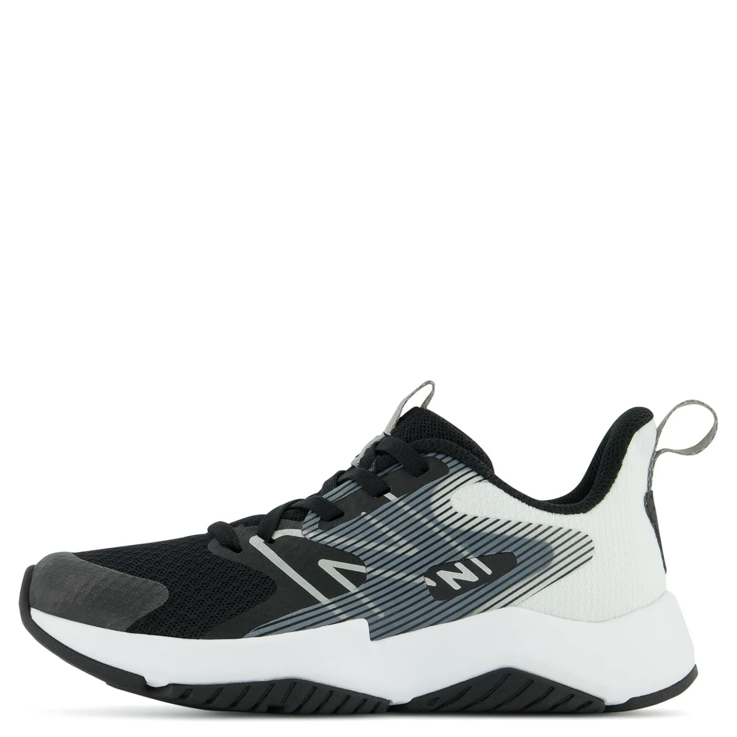 Little Kid (10.5-3)*New Balance Boy's , Rave Run v2 Sneaker - Little Kid Black White