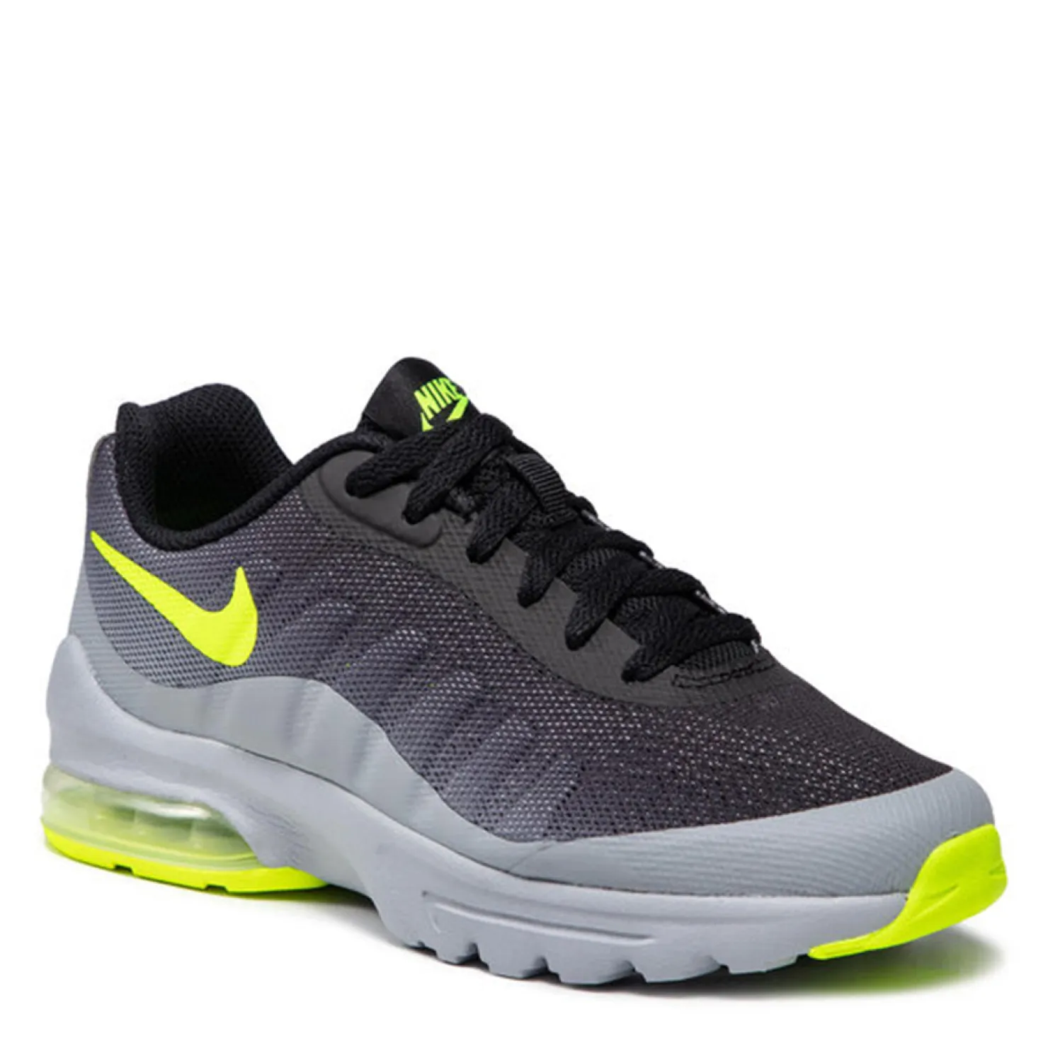Big Kid (3.5-7)*Nike Boy's , Air Max Invigor Sneaker - Big Kid Grey/Lime