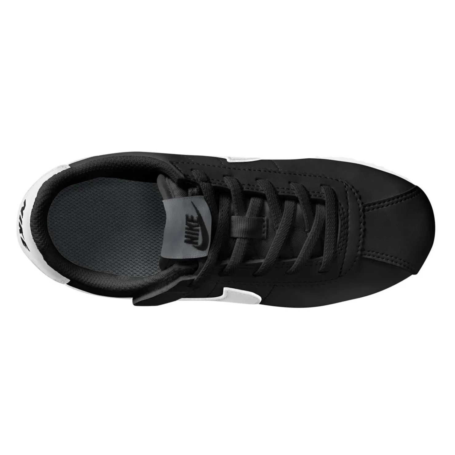 Little Kid (10.5-3)*Nike Boy's , Cortez EasyOn Sneaker - Little Kid Black/White-Cool Grey