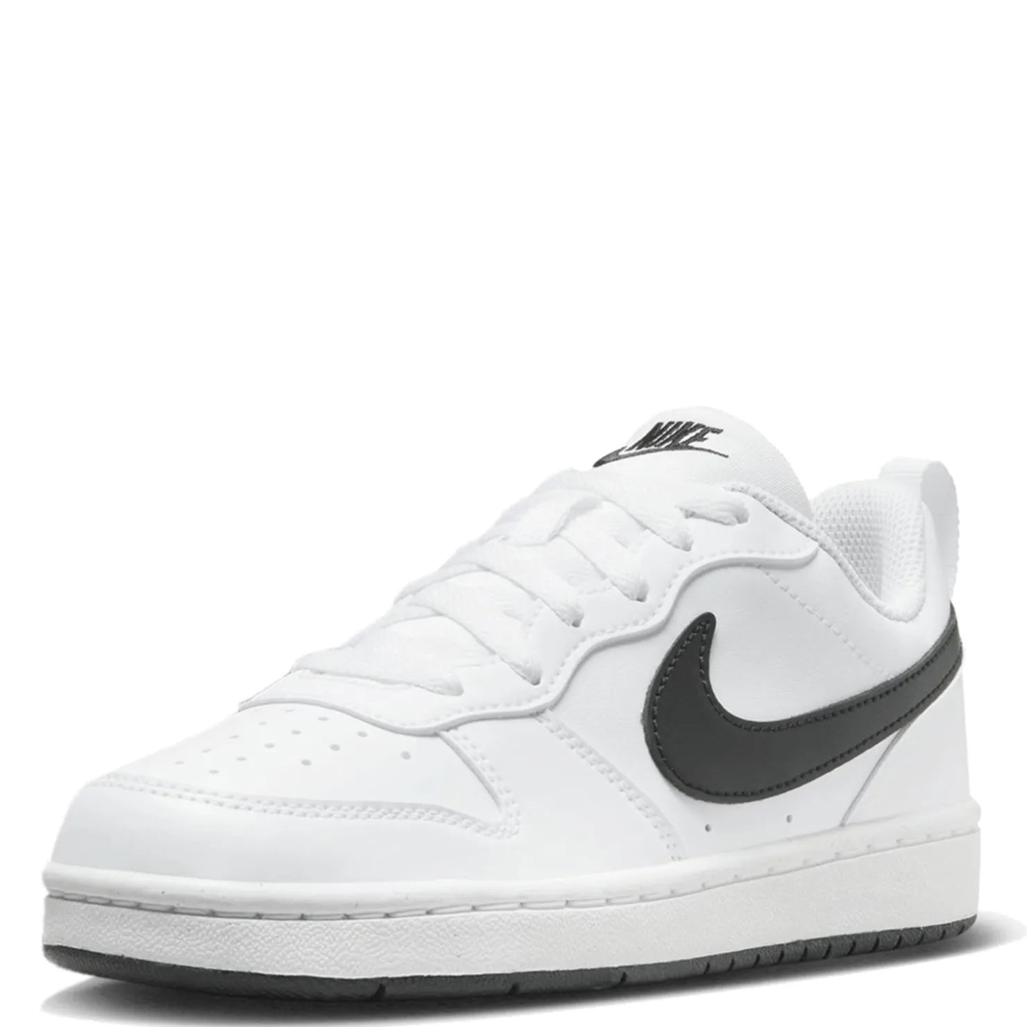 Big Kid (3.5-7)*Nike Boy's , Court Borough Low Recraft Sneaker - Big Kid White/Black