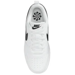 Big Kid (3.5-7)*Nike Boy's , Court Borough Low Recraft Sneaker - Big Kid White/Black