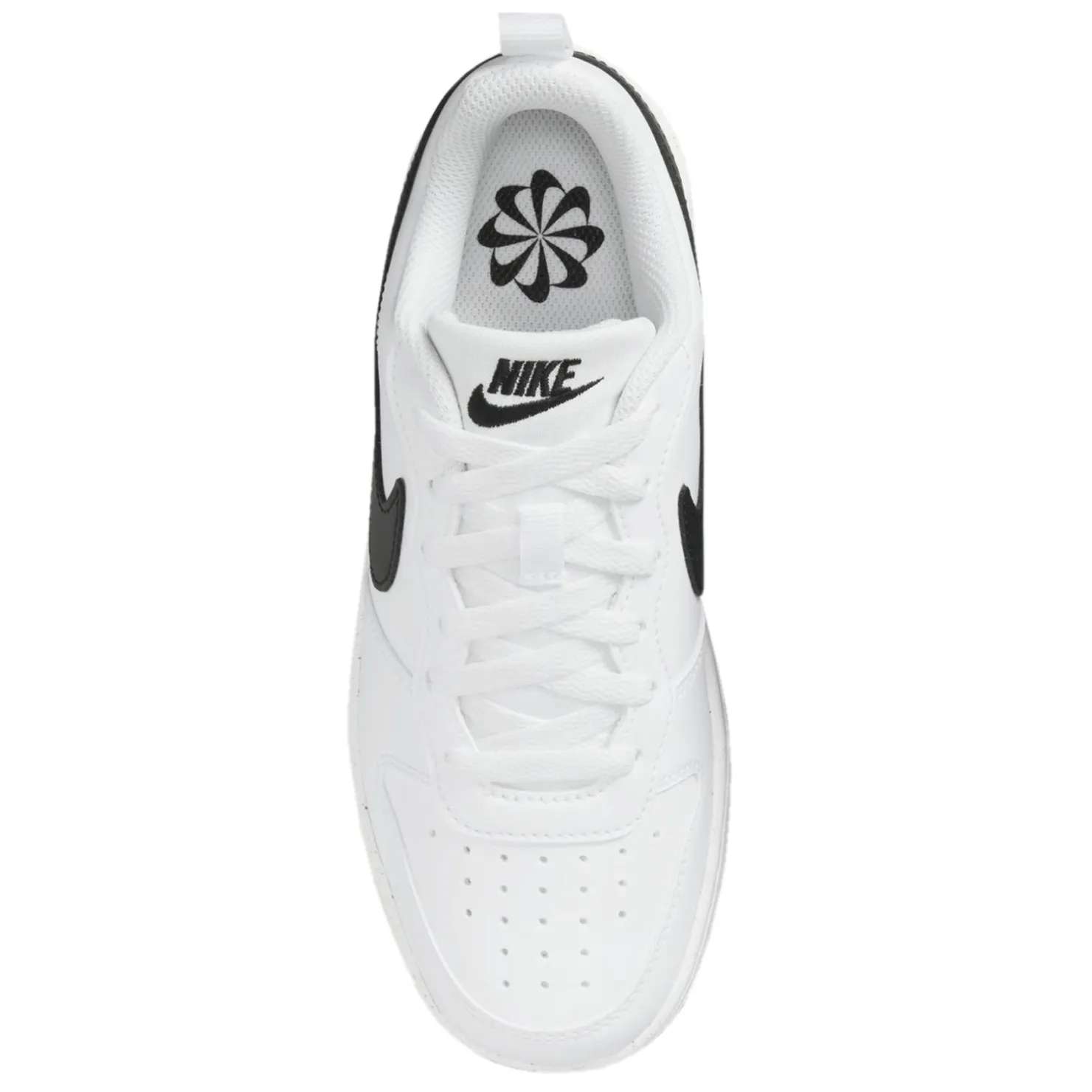 Big Kid (3.5-7)*Nike Boy's , Court Borough Low Recraft Sneaker - Big Kid White/Black