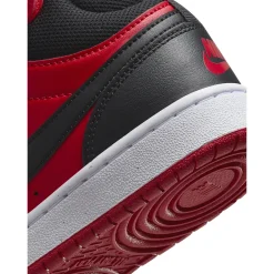Big Kid (3.5-7)*Nike Boy's , Court Borough Mid 2 Sneaker - Big Kid University Red/Black-White