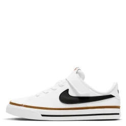 Little Kid (10.5-3)*Nike Boy's , Court Legacy Sneaker - Little Kid White/Black/Gum