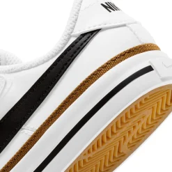 Little Kid (10.5-3)*Nike Boy's , Court Legacy Sneaker - Little Kid White/Black/Gum