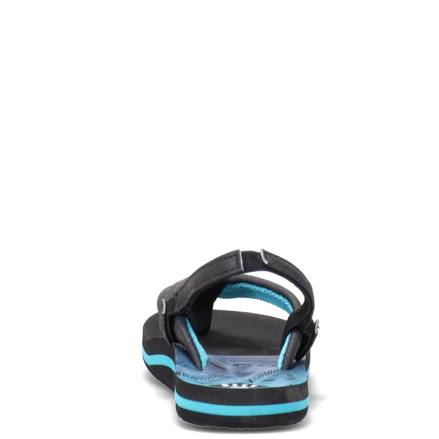 Sandals*Reef Boy's , Little Ahi Sandal - Toddler & Little Kid Aqua Palms