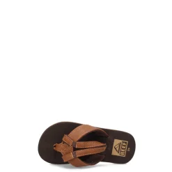 Sandals*Reef Boy's , Little Twinpin Sandal - Toddler & Little Kid Brown