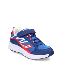Little Kid (10.5-3)*Saucony Boy's , Dash AC Sneaker - Little Kid Blue/Red/White