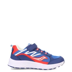 Little Kid (10.5-3)*Saucony Boy's , Dash AC Sneaker - Little Kid Blue/Red/White
