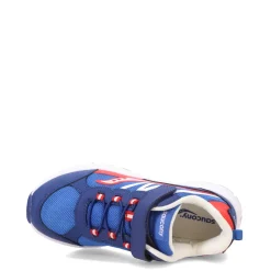 Little Kid (10.5-3)*Saucony Boy's , Dash AC Sneaker - Little Kid Blue/Red/White