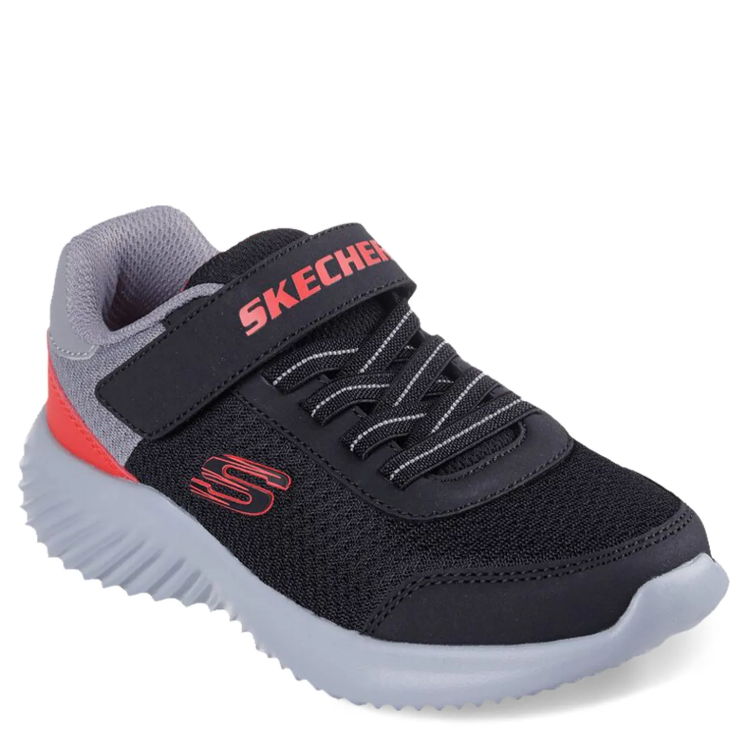 Little Kid (10.5-3)*Skechers Boy's , Bounder - Trekzic Sneaker - Little Kid Black/Red/Grey