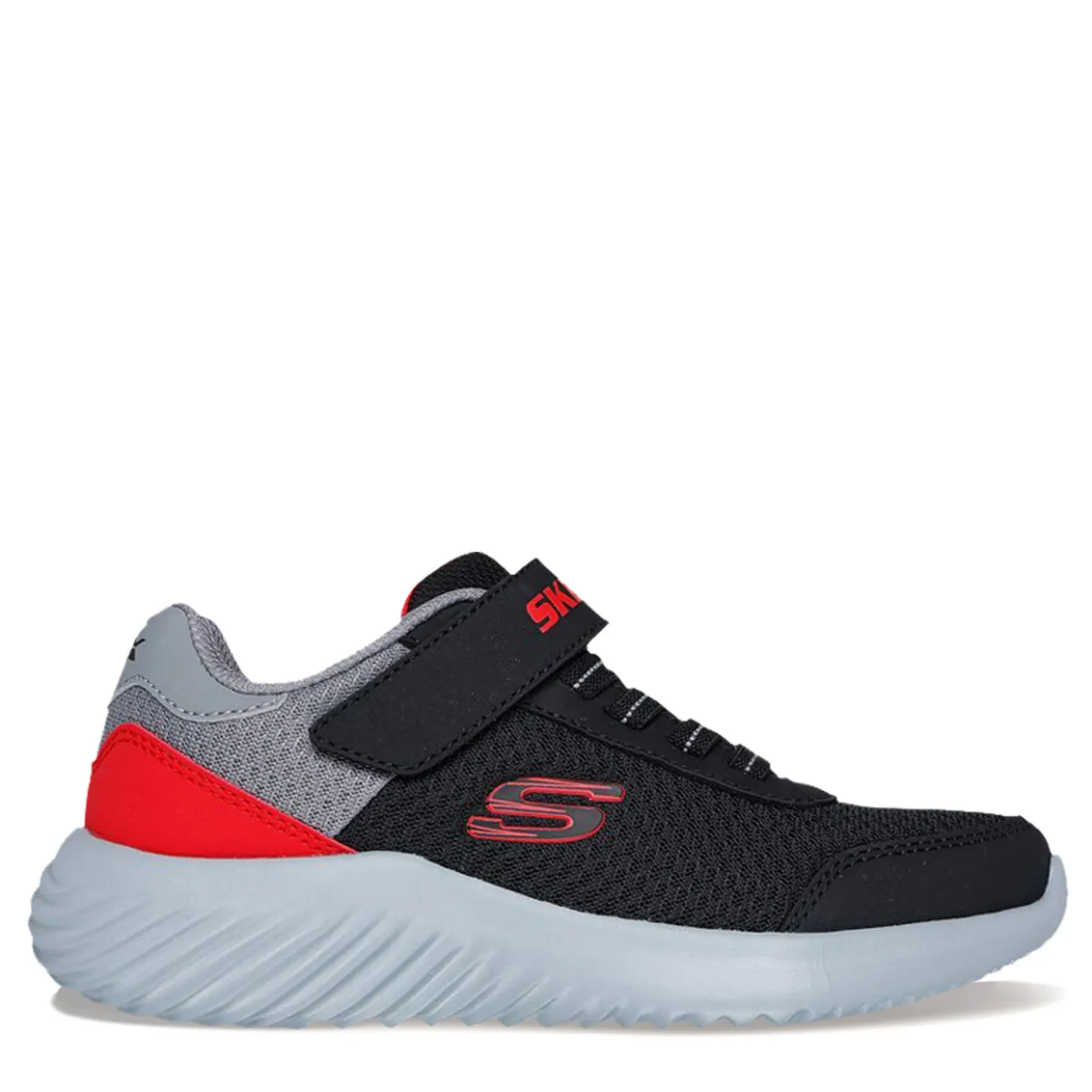 Little Kid (10.5-3)*Skechers Boy's , Bounder - Trekzic Sneaker - Little Kid Black/Red/Grey
