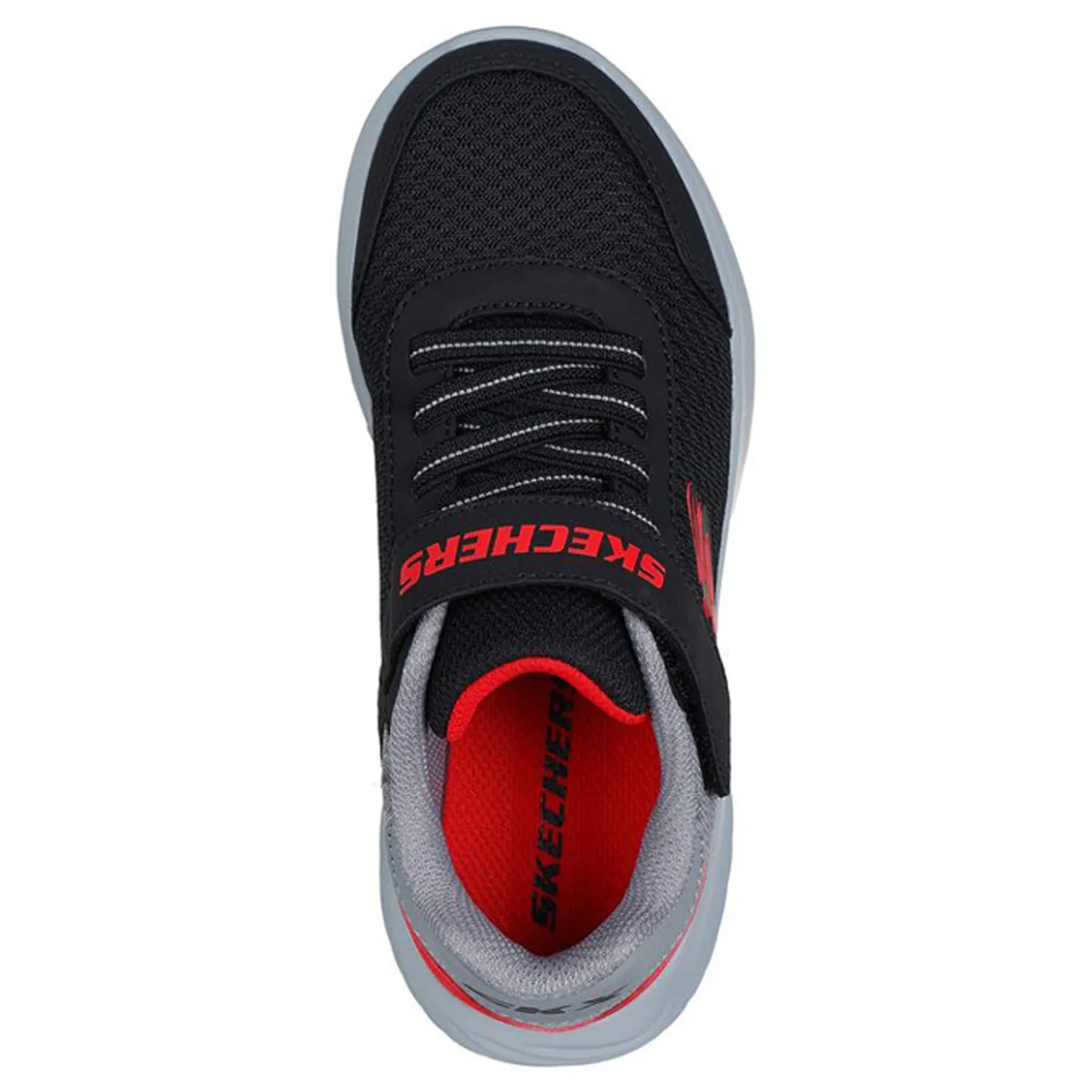 Little Kid (10.5-3)*Skechers Boy's , Bounder - Trekzic Sneaker - Little Kid Black/Red/Grey