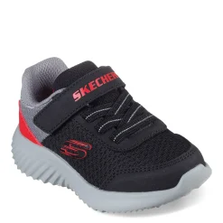Toddler (3.5-10)*Skechers Boy's , Bounder - Trekzic Sneaker - Toddler Black/Red