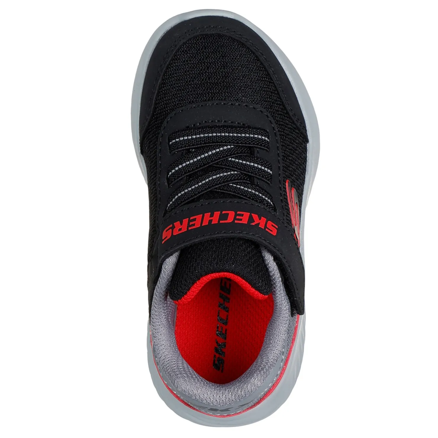 Toddler (3.5-10)*Skechers Boy's , Bounder - Trekzic Sneaker - Toddler Black/Red