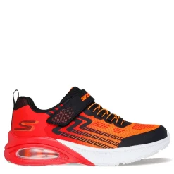 Little Kid (10.5-3)*Skechers Boy's , Microscope Max Advance Sneaker - Little Kid Black/Red/Orange