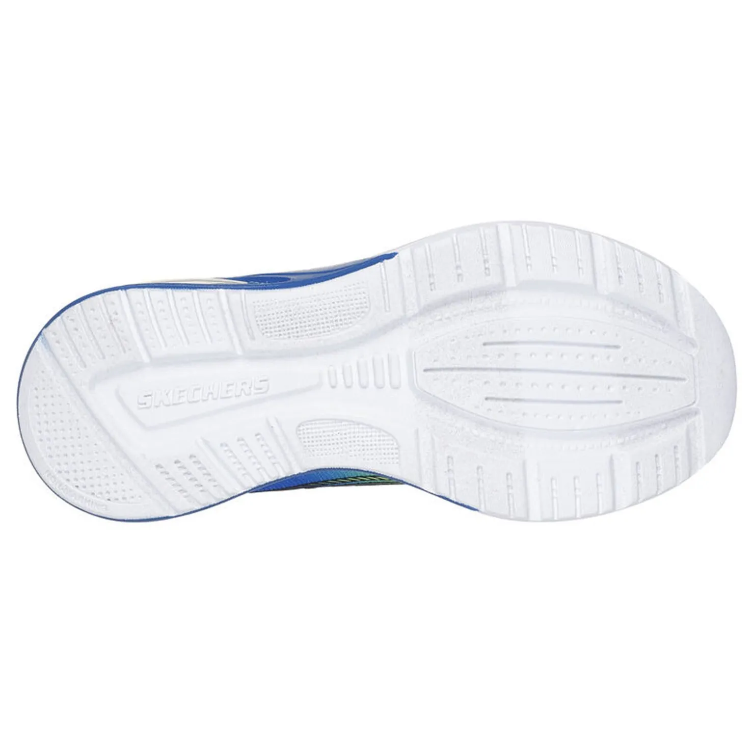 Little Kid (10.5-3)*Skechers Boy's , Microscope Max Advance Sneaker - Wide Width - Little Kid Black/Blue/Lime