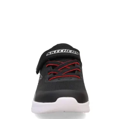 Little Kid (10.5-3)*Skechers Boy's , Microspec II â€“ Zovrix Sneaker - Little Kid & Big Kid Black/Silver/Red